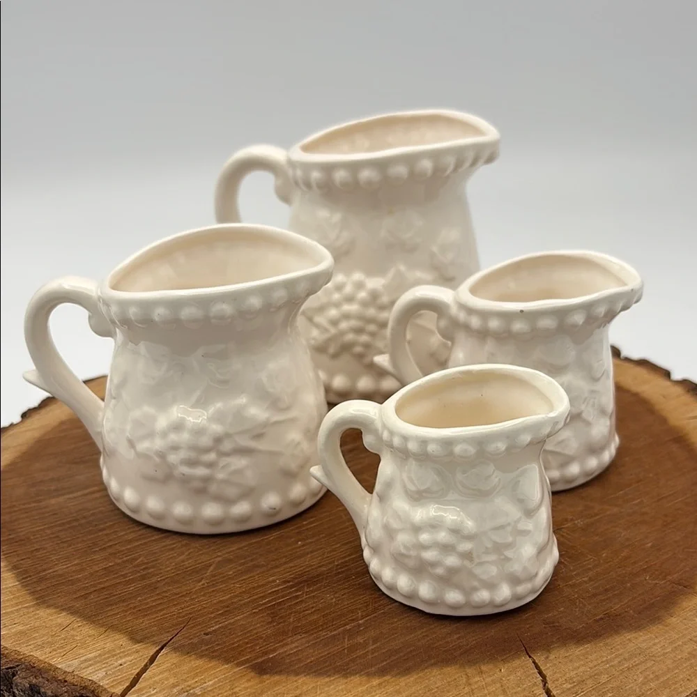 VTG Enesco Japan Ceramic‎ Measuring Cups Set of 4